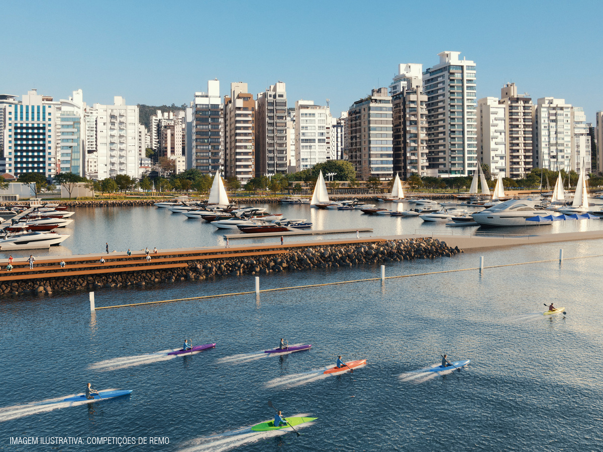 marina beira mar - florianópolis