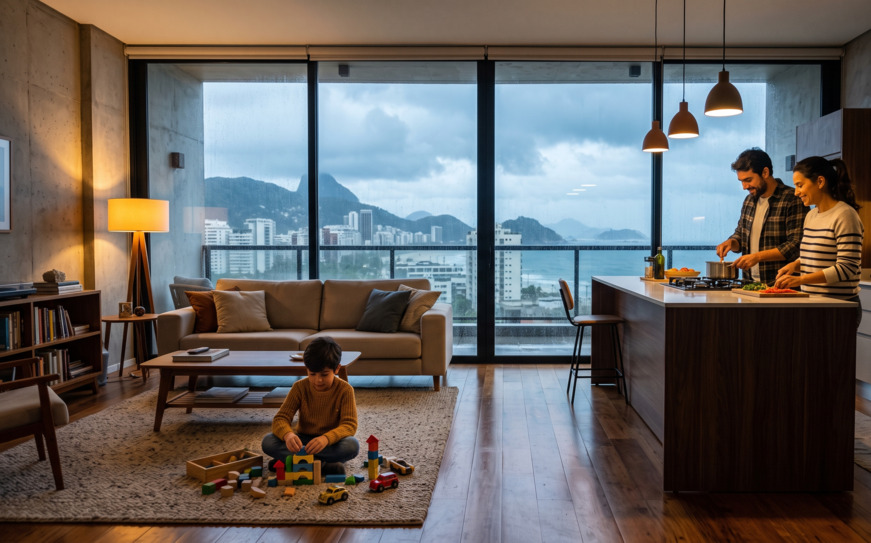 Saiba como espaços integrados e conforto térmico transformam imóveis para famílias em Florianópolis na melhor opção para as férias